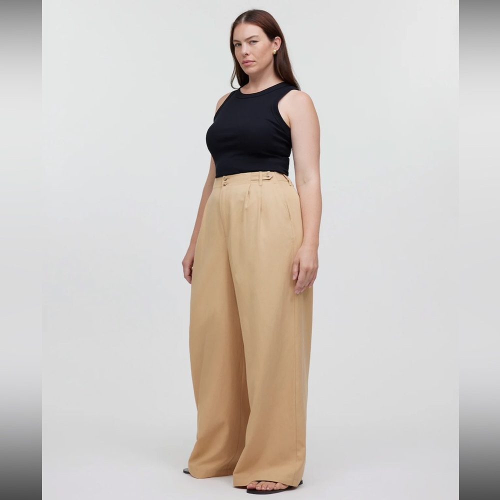 madewell the harlow wide leg pant